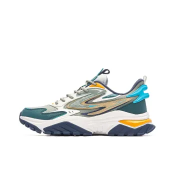 Erke Admiral Of The Five Tigers Low Top Casual Shoes Men's Blue