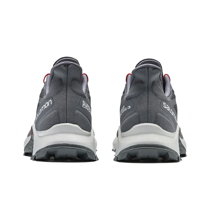 SALOMON Supercross 3 Low Top Running Shoes Men's Ebony-3