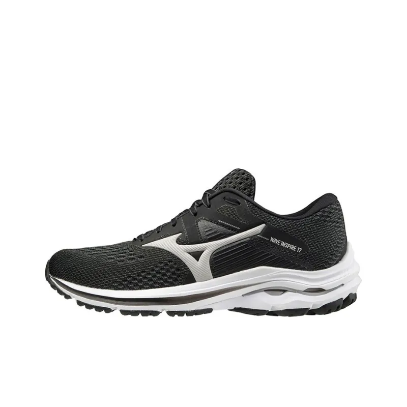 Mizuno Wave Inspire 17 Running Shoes Women's Low-Top Black/White-0