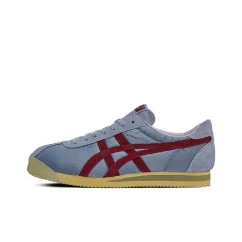 Onitsuka Tiger Corsair Vin Slip Resistant Low Top Casual Shoes Unisex Gray Red
