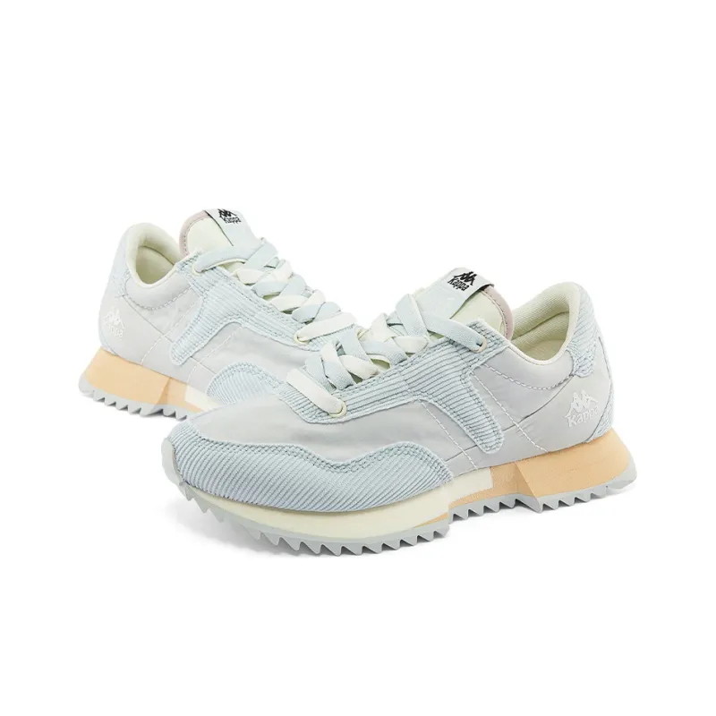 Kappa Coverage Slip Resistant Low Top Casual Running Shoes Women's Light Blue Gray White Yellow-3