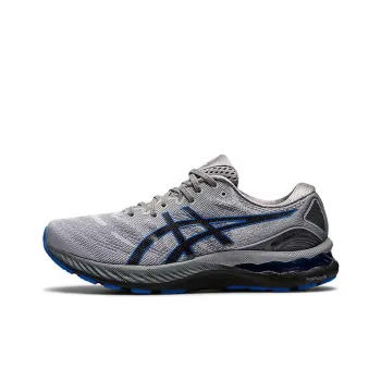 Asics GEL Nimbus 23 Wear Resistant Low Top Running Shoes Men's Gray Blue