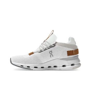On Running Cloudnova White Pearl Brown Women's