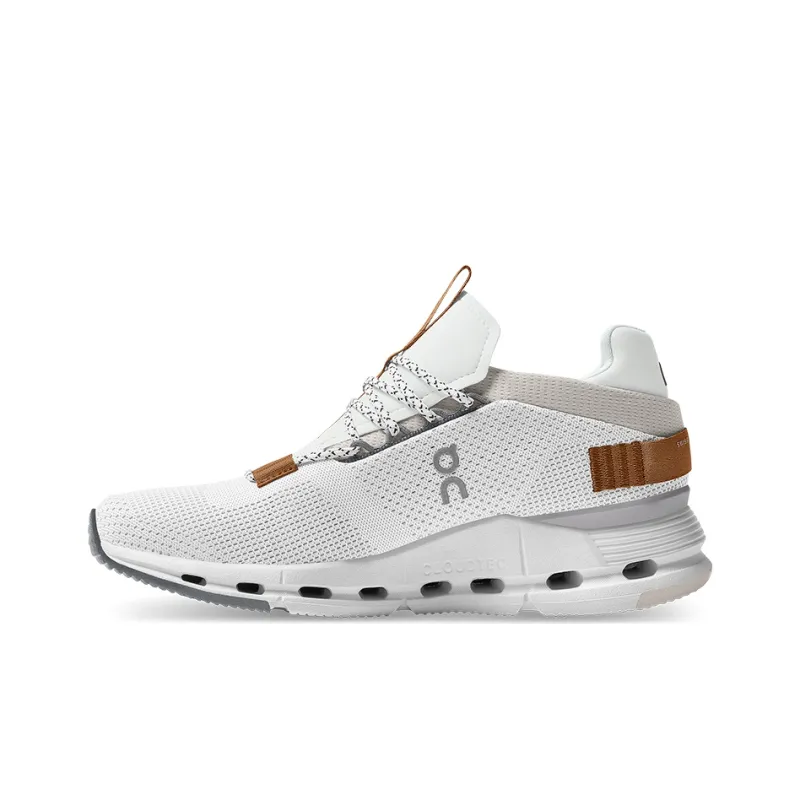 On Running Cloudnova White Pearl Brown Women's-0