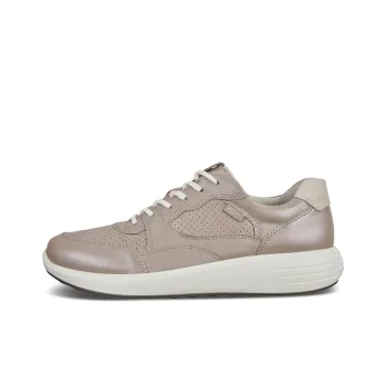 Ecco Soft 7 Runner Stylish Skateboarding Shoes Women's Metal Gray