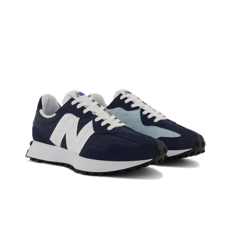 New Balance 327 Natural Indigo Blue White-2