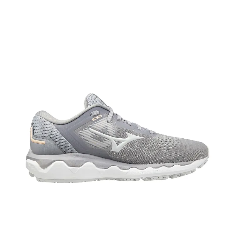 Mizuno Horizon 5 Wear-Resistant Low-Top Running Shoes Women's Gray White-1