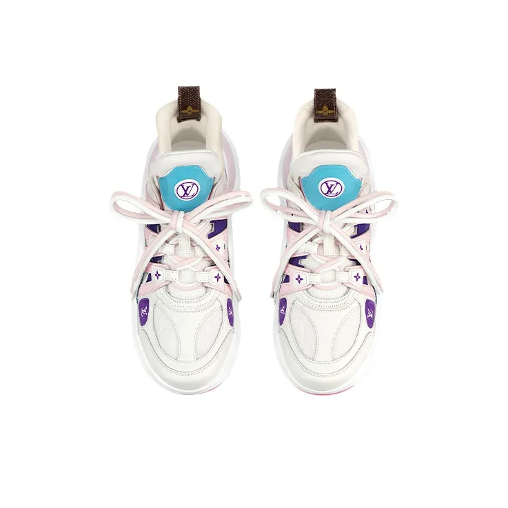 LOUIS VUITTON Archlight 1.0 Sneakers 'White Purple Pink' Women's-3