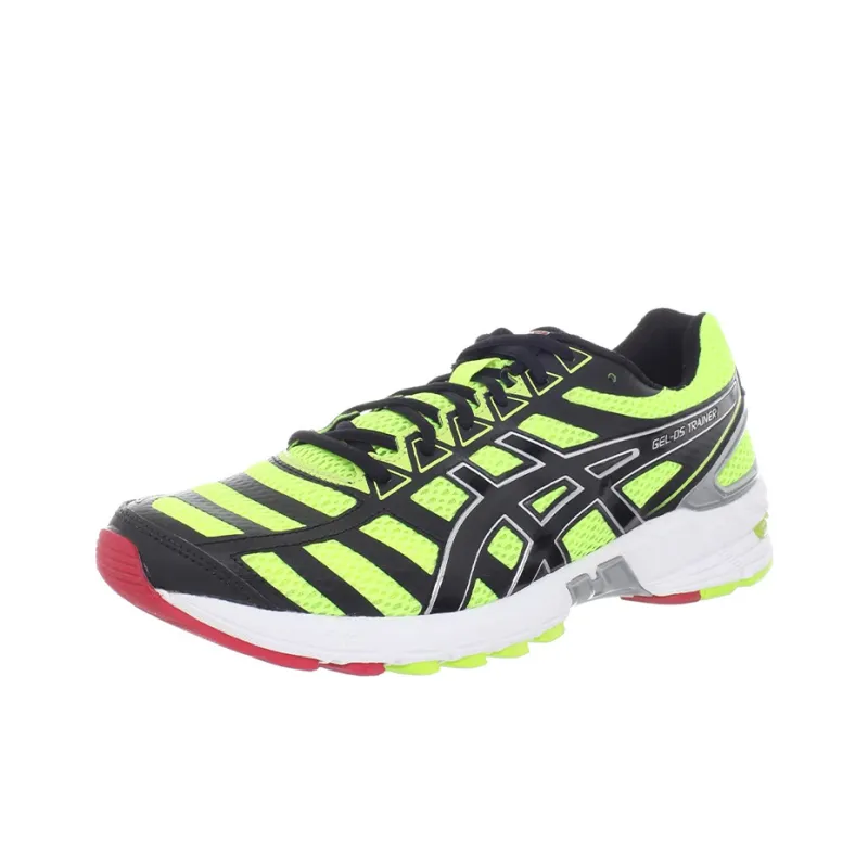 Asics Gel-DS Trainer 18 Wear-Resistant Low-Top Running Shoes Men's Black Yellow-2