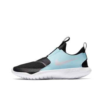 Nike Flex Runner Cushioning Anti-Slip And Wear-Resistant Low-Top Running Shoes GS Blue Black