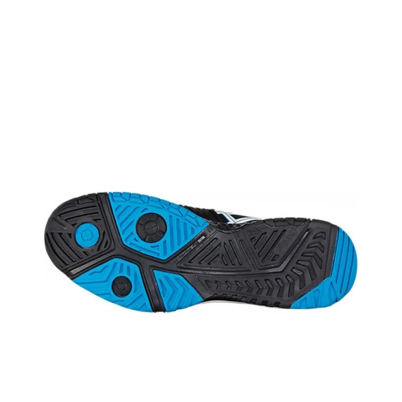 Asics Gel-Resolution 6 Low-Top Running Shoes Men's Black Blue-2