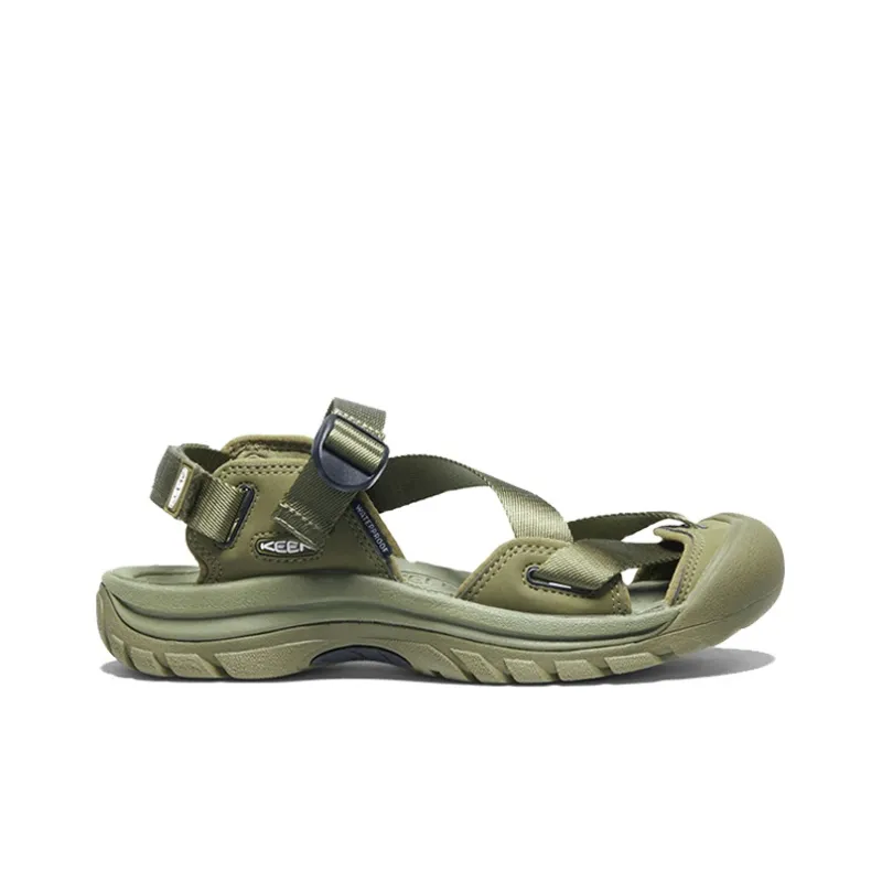 KEEN Zerraport 2 River Trekking Shoes Women's Army Green-1