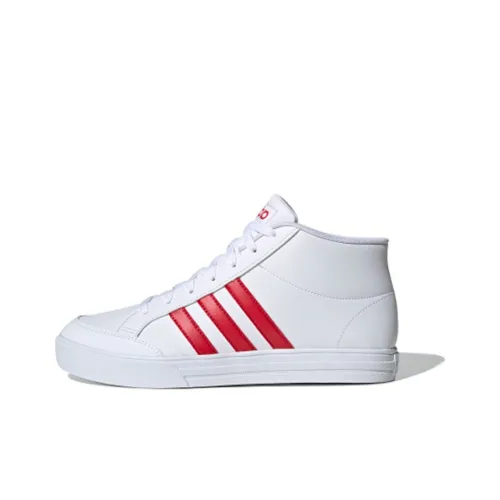 Adidas Neo Vs Set Skateboard Shoes Men Mid-Top White/Red