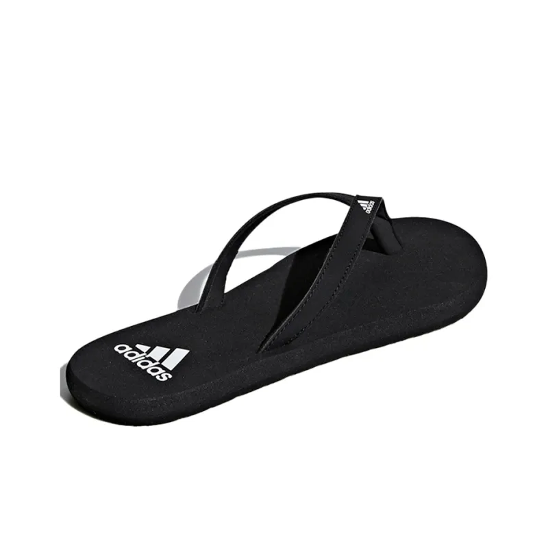Adidas Eezay Flip Flops Stylish Black Slippers Women's-3