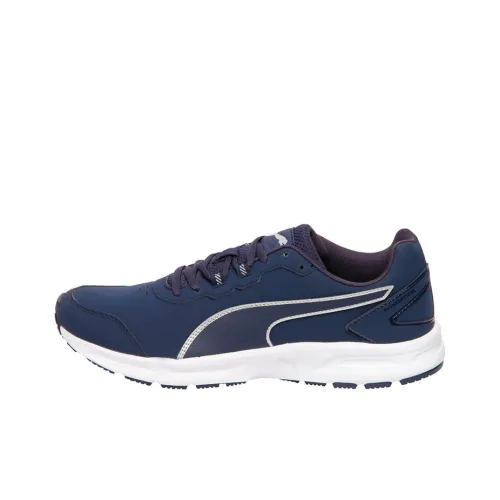 PUMA Descendant V4 SL Anti-Slip Wear-Resistant Low-Top Running Shoes Men's Dark Blue
