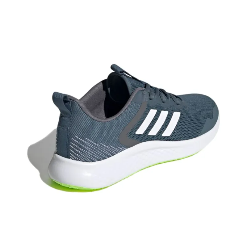 Adidas Fluidstreet Breathable Low-Top Running Shoes Men's Blue White-3