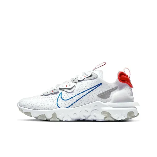 Nike React Vision Running Shoes Men Low-Top White/Blue/Red