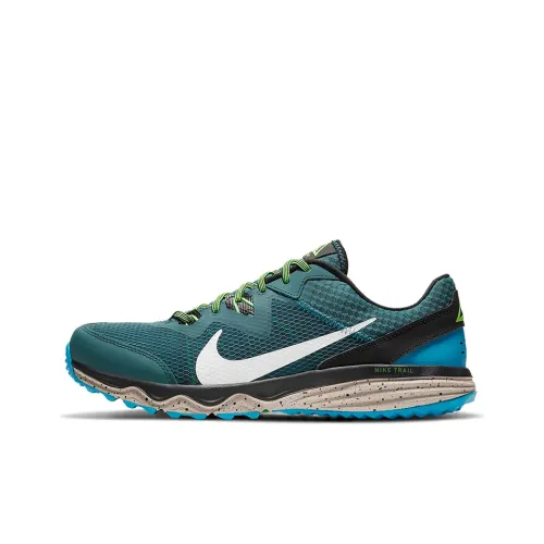 Nike Juniper Trail Running Shoes Men Low-Top Blue/Black/Green