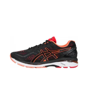 Asics Gel-Kayano 23 Running Shoes Men Low-Top Black/Red