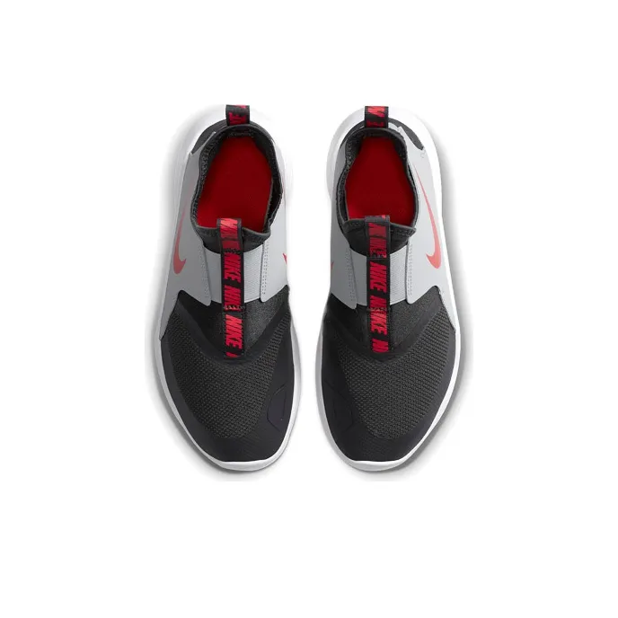 Nike Flex Runner GS 'Dark Smoke Grey University Red'-3