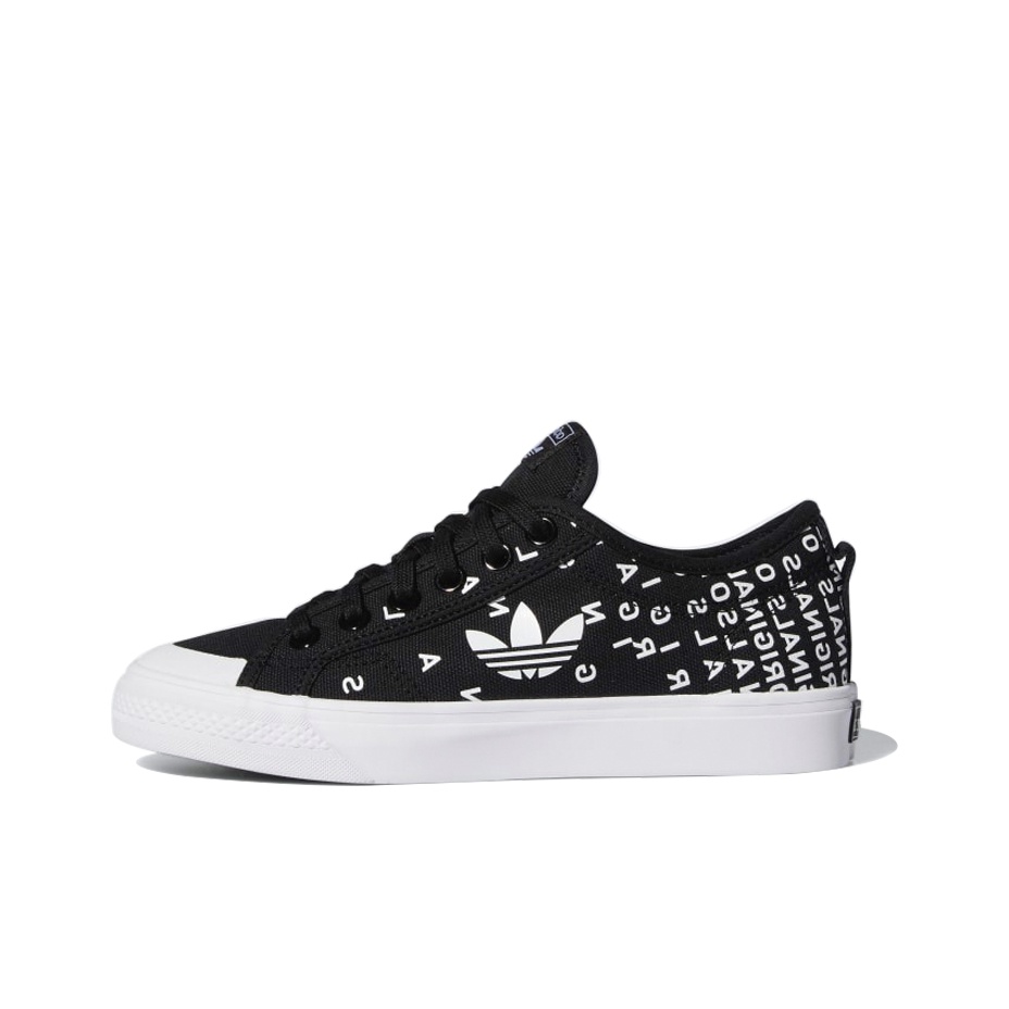 Adidas Originals Nizza Trefoil Core Black Women's - POIZON