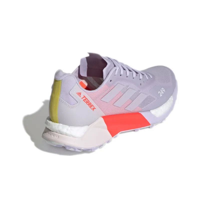 Adidas Terrex Agravic Ultra Trail 'Purple Tint Solar Red' Women's-3