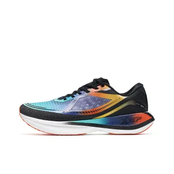 XTEP 260 1.0 Cushioned Anti Slip Wear Resistant Breathable Lightweight Low Top Running Shoes Men's Black Green Orange