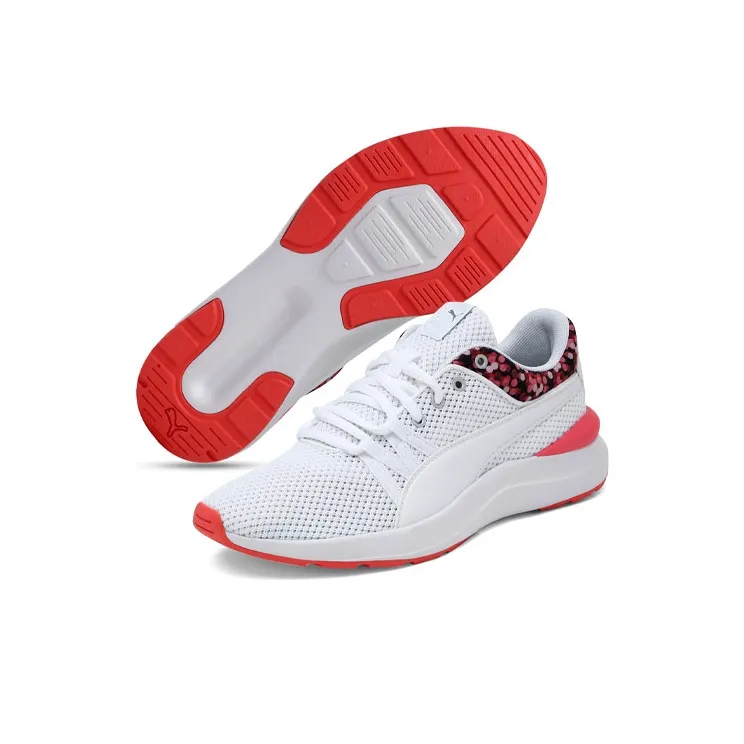 PUMA Adela Anti-Slip Wear-Resistant Low-Top Running Shoes Women's White-2