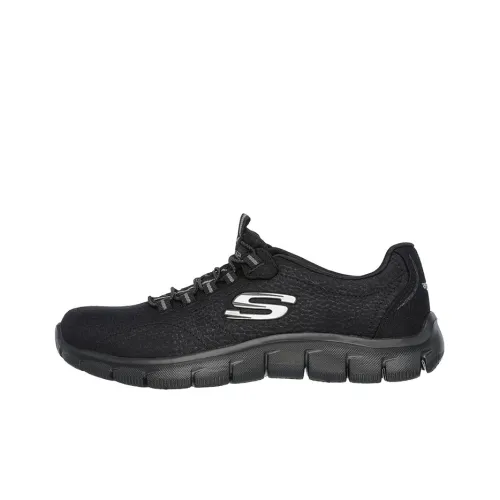 Skechers GO WALK Air Cushioning Anti-Slip And Wear-Resistant Low-Top Running Shoes Women's Black