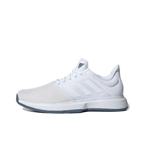 Adidas GameCourt Tennis Shoes Men Low-Top Cloud White