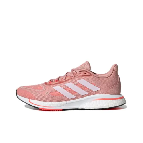 Adidas Supernova+ Running Shoes Women's Low-Top Pink/White