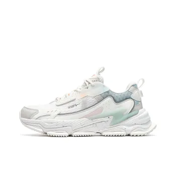XTEP Shanhai Collection Materia Medica Sports Casual Shoes Women's White Green Gray