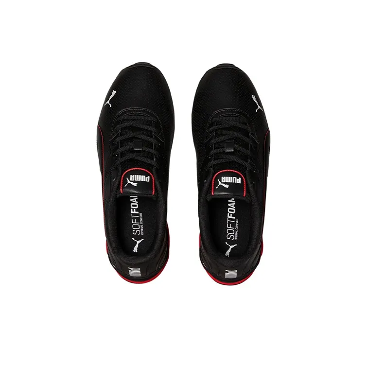 PUMA Viz Runner Sport SL Running Shoes Men Low-Top Black/Red/White-2