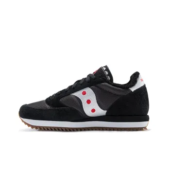Saucony Jazz Original Running Shoes Men Low Top Black White Red