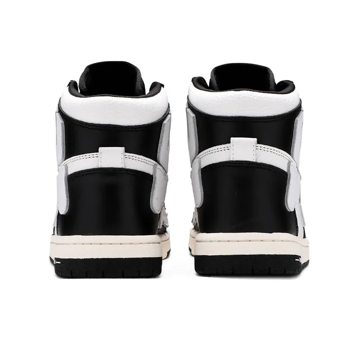 AMIRI Skel Top Hi Black White Black-3