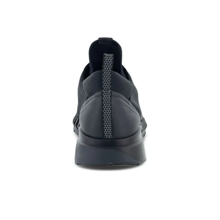 Ecco Zipfle Wear Resistant Low Top Running Shoes Men's Black-3