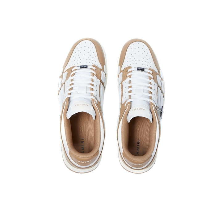 AMIRI Skel Top Low White Brown US M 8 - POIZON