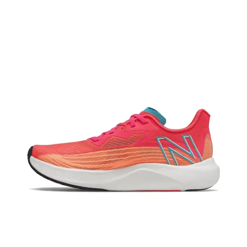 New Balance NB FuelCell Rebel V2 Running Shoes Women's Low-Top Coral Red/Mandarin Orange