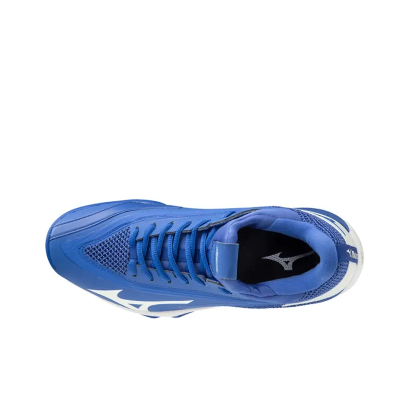 Mizuno Wave Impulse CC Wear-Resistant Low-Top Running Shoes Unisex Blue White-2