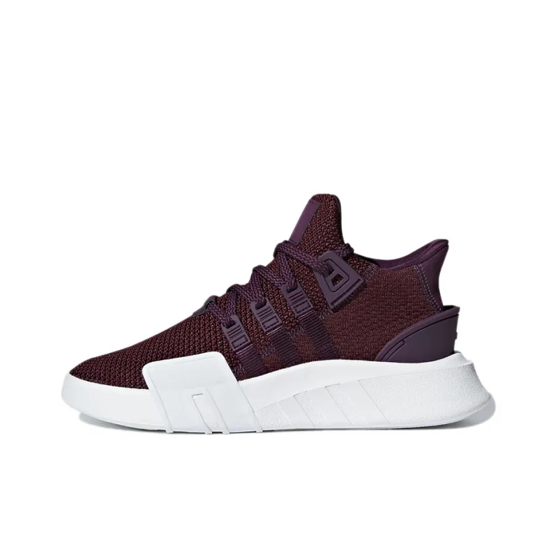 Adidas Originals Eqt Bask Adv Mid Top Casual Shoes Women's Burgundy-0