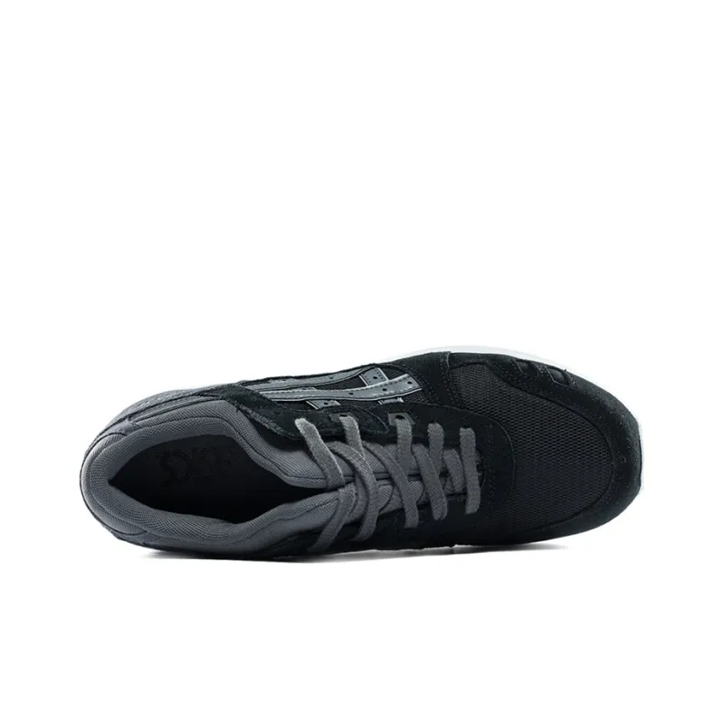 Asics Gel Lyte Anti Slip Wear Resistant Low Top Running Shoes Unisex Black Charcoal Gray-2