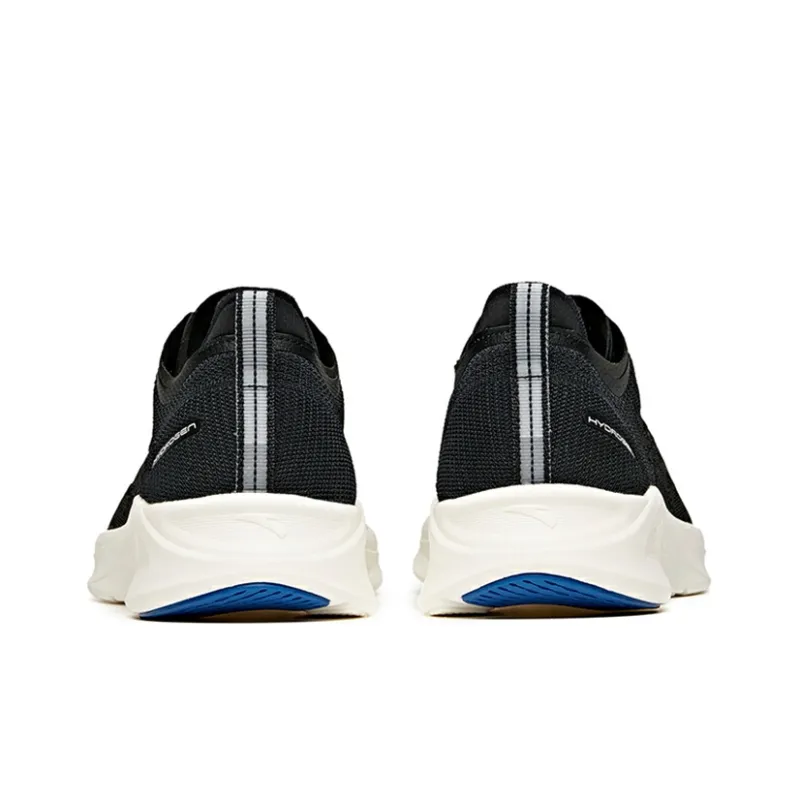 Anta Hydrogen Run III Cushioning Anti Slip And Wear Resistant Low Top Running Shoes Black-3