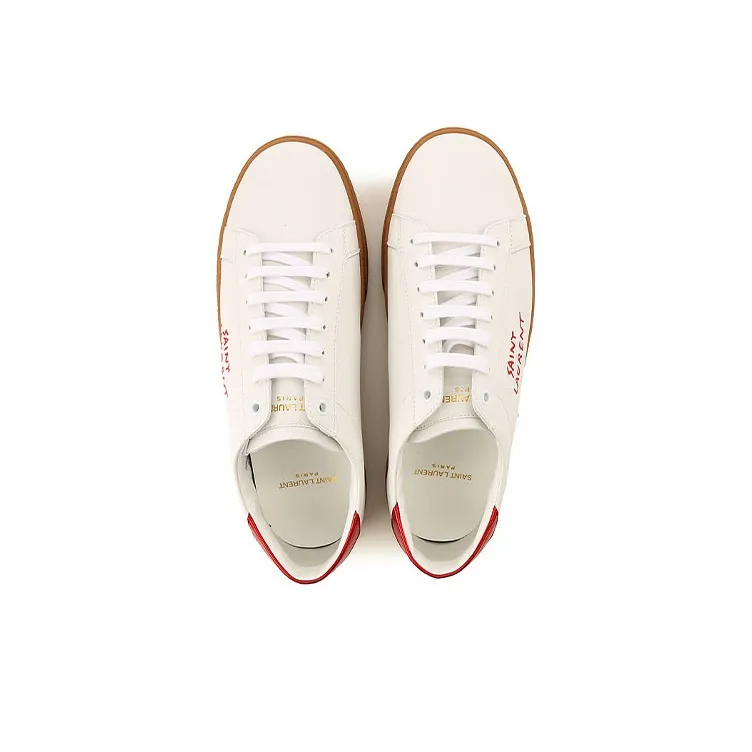 SAINT LAURENT Court Classic SL/06 Metallic Red-3