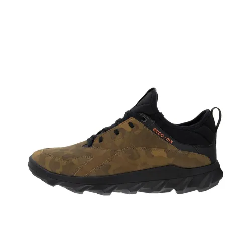Ecco Low Top Sports Casual Shoes Men's Green Camouflage