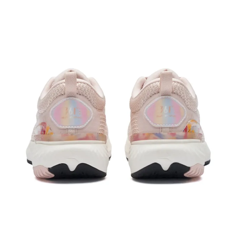 361° Fei Ren Running Shoes Women's Low Top Fresh Pink-3
