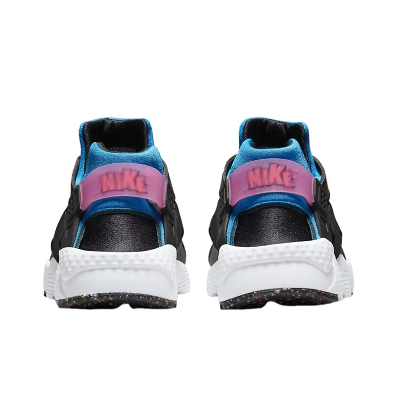 Nike Air Huarache Run Black Photo Blue Active Pink GS-4