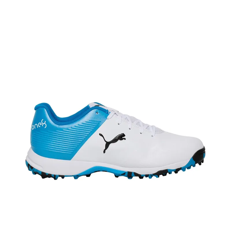 PUMA One8 Virat Kohli FH Rubber Cushioning Anti-Slip And Wear-Resistant Low-Top Running Shoes Men's White Blue-1