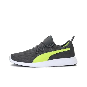 PUMA Robust Breathable Lightweight Wear-Resistant Slip-Resistant Low-Top Running Shoes Men's Gray