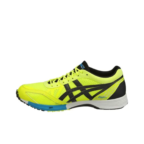 Asics Tartherzeal TS 4 Anti-Slip Wear-Resistant Low-Top Running Shoes Men's Fluorescent Yellow/Black