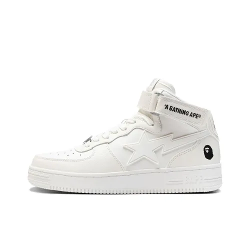 BAPE A BATHING APE Bape Sta Mid White